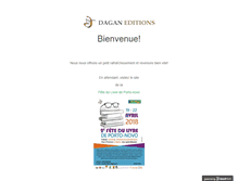 Tablet Screenshot of editionsdagan.com